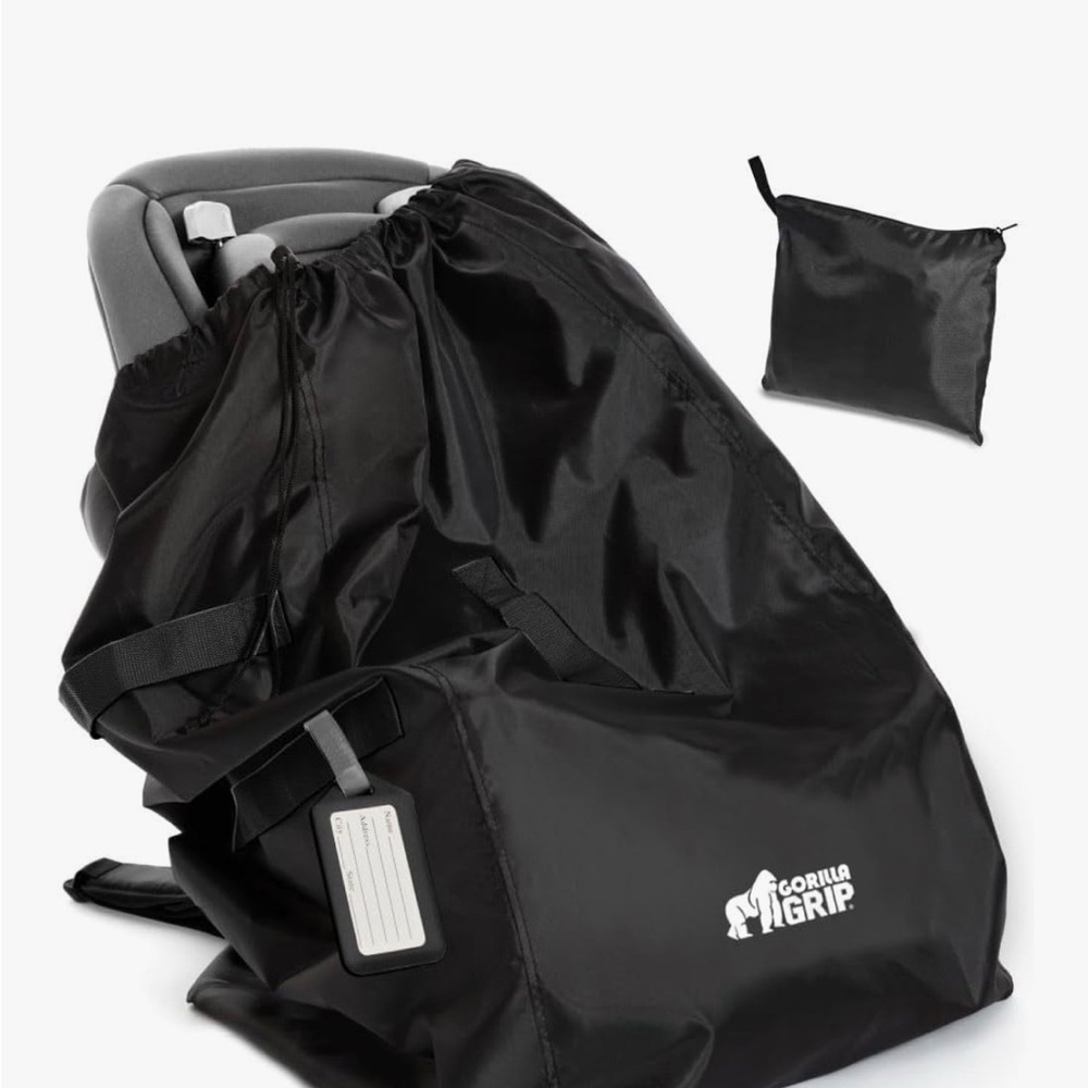 Gorilla Grip Black Carseat Travel Bag